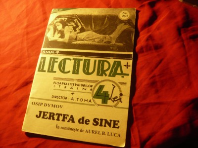 Osip Dimov - Jertfa de sine - Colectia Lectura 463 ,32 pag inter foto