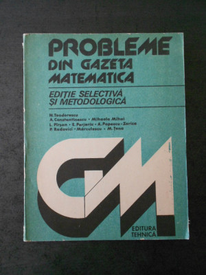 N. TEODORESCU - PROBLEME DIN GAZETA MATEMATICA foto