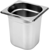 YATO GASTRO Tava gastronorm Inox, 3.4 l, 17.6 cm, Argintiu, GN 1/6