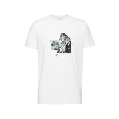 Tricou MAMMUT Mountain T-Shirt 4208m white M foto