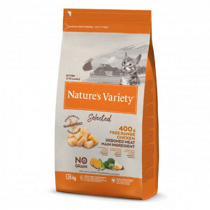 Nature&amp;#039;s Variety Cat Selected Kitten No Grain Chicken 1,25 kg