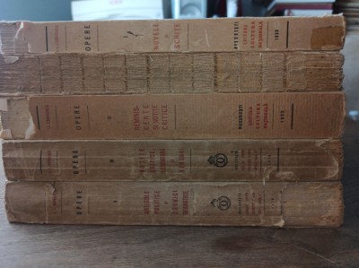 I.L.CARAGIALE- OPERE, 5 VOLUME- PAUL ZARIFOPOL * 1930-1938 foto