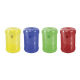 Cumpara ieftin Ascutitoare din Plastic Simpla cu Container Rotund DONAU, 28x59x38 mm, 20 Buc/ Set, Diverse Culori, Ascutitori Simple, Accesorii Birou, Rechizite Scol