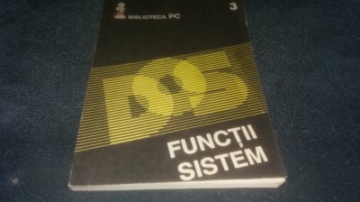 DOS FUNCTII SISTEM foto