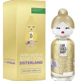 Benetton Sisterland Golden Vanilla Eau de Parfum pentru femei EDP 80 ml
