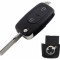 Carcasa cheie Topautochei&reg; pentru Audi A3 A4 A6 suport pentru baterie tip CR1616