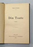 DIN TOATE , POEZII de RADU D. ROSETTI , 1905