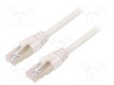 Patch cord RJ45 LAPP Cat 6a LSZH alb 0,25m lizibil