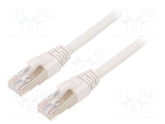 Patch cord RJ45 LAPP Cat 6a LSZH alb 0,25m lizibil