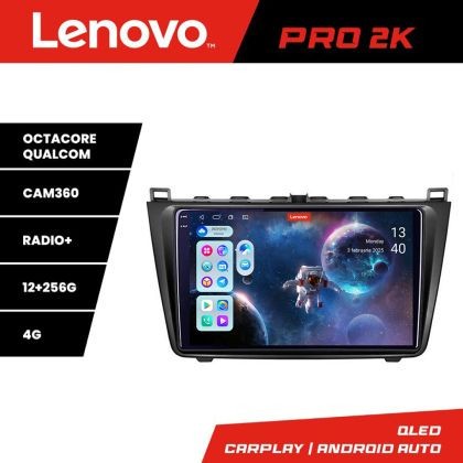 Navigatie Mazda 6 Lenovo Kit-012 8 core QLED 2K 12+256 360 Android Waze USB Navigatie Internet Youtube Radio CarStore Technology