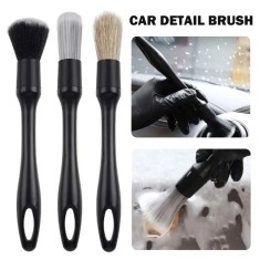 Set 3 Pensule profesionale pentru curatat interior si exterior auto, elemente de caroserie, bord, jante, detai