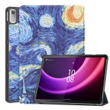 Husa tableta compatibila lenovo tab p11 gen 2 11.5 foldpro cu microfibra, auto sleep/wake, starry night