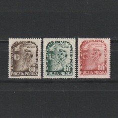 Turul Poloniei Ciclism Mi.799-801 (Michel) Polonia 1953