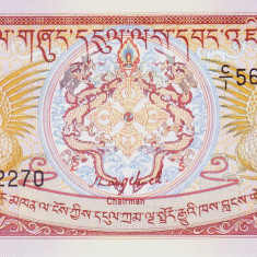 Bancnota Bhutan 5 Ngultrum (1985) - P14a UNC
