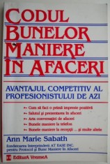Codul bunelor maniere in afaceri &ndash; Ann Marie Sabath