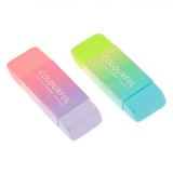 Radiere Colourful Eraser, Ombre, Set 2 Bucăți, Multicolor, Dimensiuni 7.5x2.5 cm, Oem