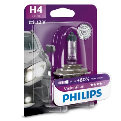 Bec auto h4 vision plus philips foto