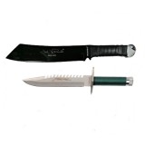 Cumpara ieftin Set Cutit de vanatoare First Blood si Maceta Rambo IV, DEPOX&reg;, Teaca inclusa