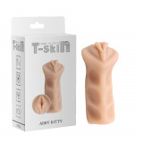 Masturbator Abby Kitty, T-skin, Natural, 12.5 cm