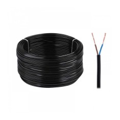 Cablu electric OMY 2x0.75 300V negru Cabletech