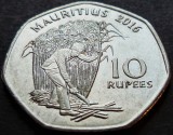 Cumpara ieftin Moneda exotica 10 RUPII - MAURITIUS, anul 2016 *cod 4715 A, Africa