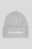 Karl Lagerfeld căciulă K/ESSENTIAL culoarea gri, A3W33143