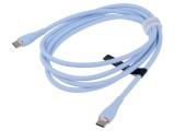 Cablu USB 2.0 USB C VENTION 1,5m 100W nichelat