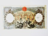Cumpara ieftin Raritate! Italia 1000 Lire 1941 seria:4944,bancnota din imagini la ce mai mic pret