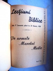 Carte religie Culegere Lectiuni biblice 1939 - 1940 foto
