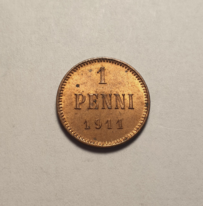 Finlanda 1 Penni 1911 Unc