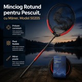 Minciog Rotund pentru Pescuit, cu M&acirc;ner, Model 50205