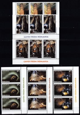 ROMANIA 2011 LP 1889 PESTERI DIN ROMANIA STRAIF 3 SERII MNH foto