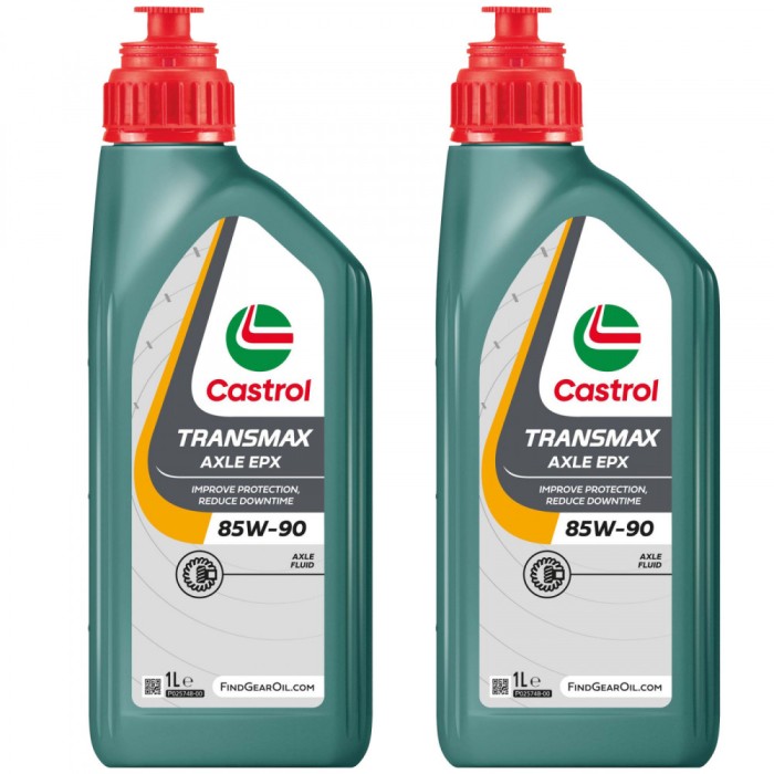 Pachet 2 litri ulei Castrol Transmax Axle pentru cutie de viteze manuala EPX 85W-90