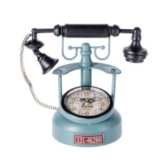 Ceas masa Telefon Retro fier multicolor II 29 x 16 x 24 cm