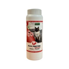 MAX PROTEK PULBERE ANTIPARAZITARA PISICA CU DIMETICONA 100G