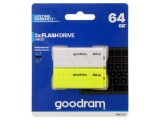 Memorie USB 2.0 64GB Albă/Galbenă