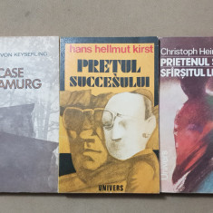 3x LITERATURĂ GERMANĂ: Eduard von Keyserling, Hans Hellmut Kirst, Christoph Hein
