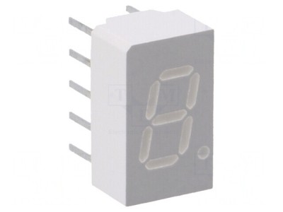Afișaj LED 7 Segmente Galben 7.62mm foto