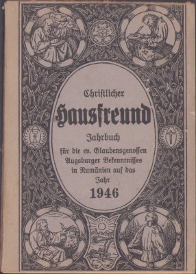 HST C450 Christlicher Hausfreund Jahrbuch 1946 Sibiu calendar săsesc foto