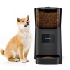 Dispenser hrană inteligent, Wi-Fi, 6 mese/zi, 6L, negru, Manolex&reg;