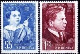 C1263 - Romania 1956 - G.Enescu 2v. neuzat,perfecta stare, Nestampilat