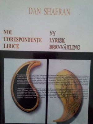 Dan Shafran - Noi corespondente lirice (Editia: 2002) foto