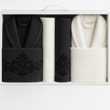 Set Cadou Luxury , 2 Halate + 4 Prosoape Asortate