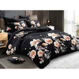 Cumpara ieftin Lenjerie de Pat 4 Piese - Bumbac Satinat - SUZ121