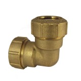 Racord PE țeavă alama 32mm, cot 90 grade, fiting rapid
