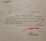 SASA PANĂ, AUTOGRAF: Scrisoare către scriitorul Zoltan Franyo
