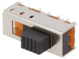 Comutator Glisant 3 Poziții 0.3A 30VDC ON-ON-ON PCB THT