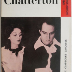 Chatterton (Drame) – Alfred de Vigny (editie in limba franceza)