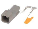 Conector DTM 2 PIN Tată Crimpat