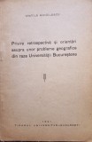 Vintila Mihailescu - Privire retrospectiva si orientari asupra unor probleme geografice din raza Universitatii Bucurestene (Editia: 1941)